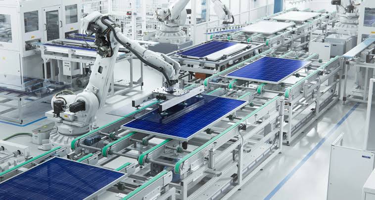 Automated factory production line